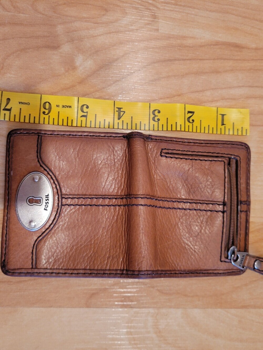 Fossil Marlow Bifold Brown Cowhide Leather Wallet - Picture 8 of 8